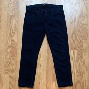 PAIGE Men's Croft Inkwell Dark Blue Stretch Leg Skinny Jeans 32x29